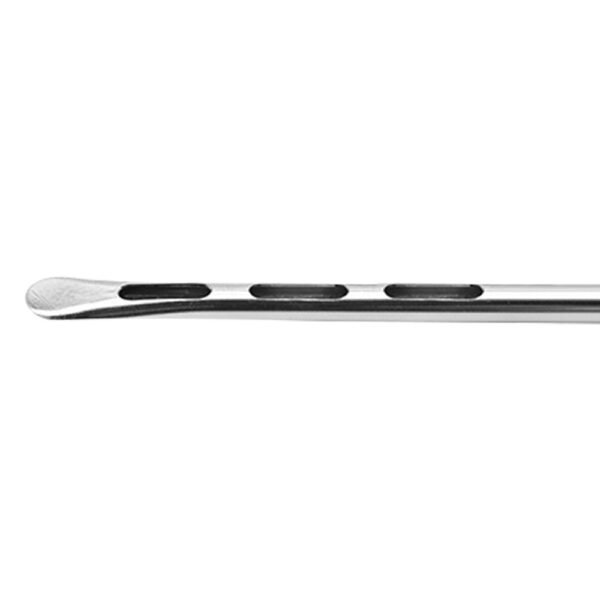 Spatula tip three-port Liposuction Cannula W/ Power Handle