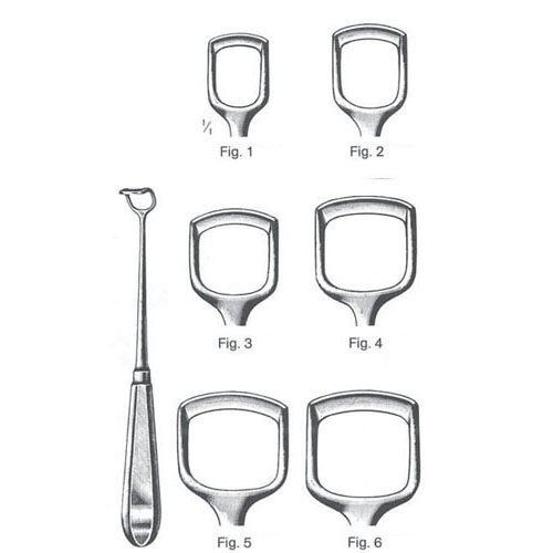 Adenoid Curette (Handle Only Japanese Steel) Fig. 1