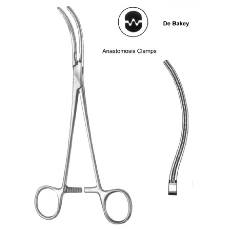 GLOVER (POTTS) ANASTOMOSIS CLAMP DEBAKEY