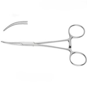 Kelly Hemostatic Forceps, curved