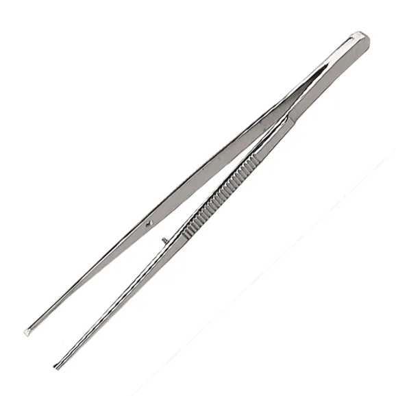 Tissue Forceps, 1x2 teeth, delicate with guide pin