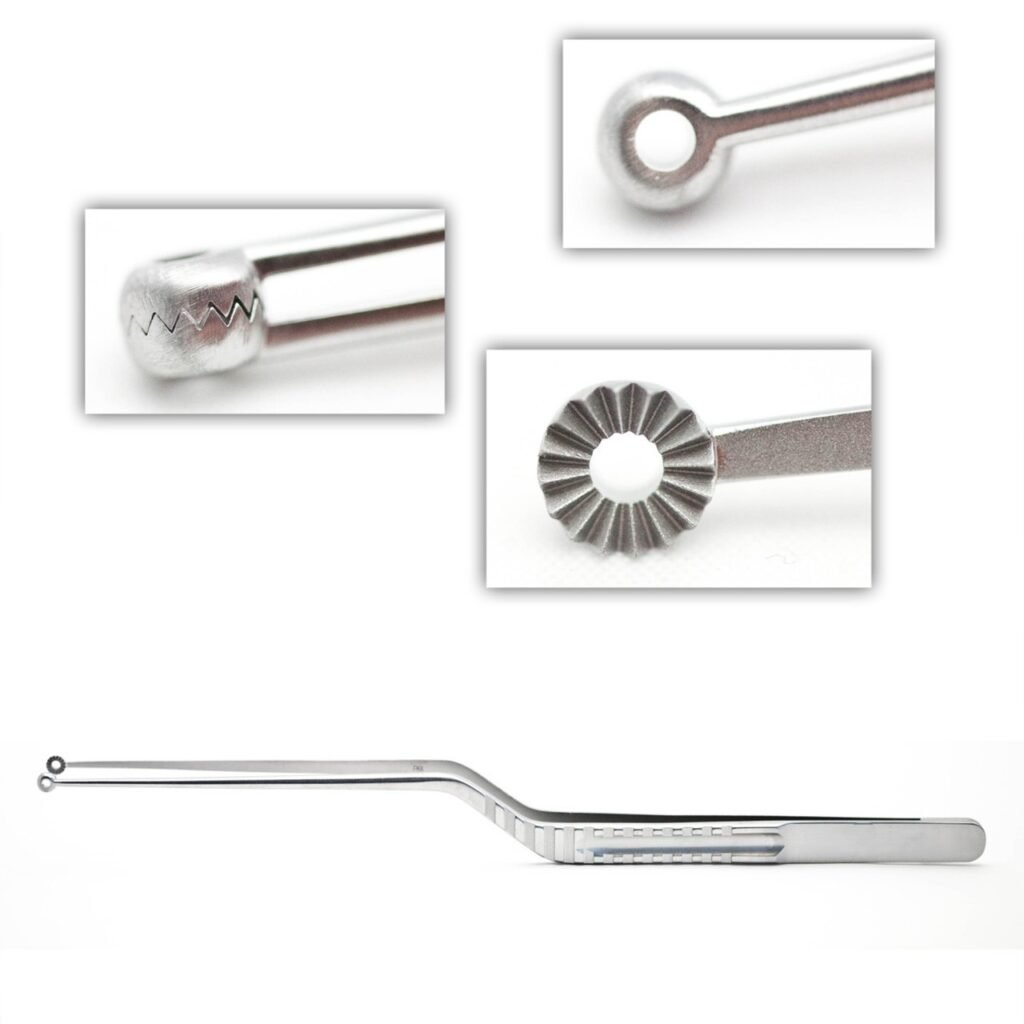 YASARGIL TUMOR GRASPING FCPS FLAT JAW, SERR 5MM 22CM 1PC