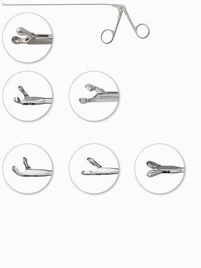 1 KLEINSASSER Micro Laryngeal Cup forceps Right