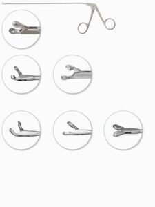 1 KLEINSASSER Micro Laryngeal Cup forceps Upward