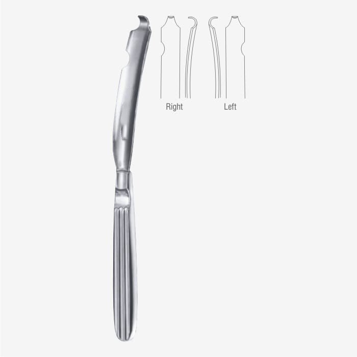 1 Pcs HARGIS MEDIAL RAMUS RETRACTOR, LEFT