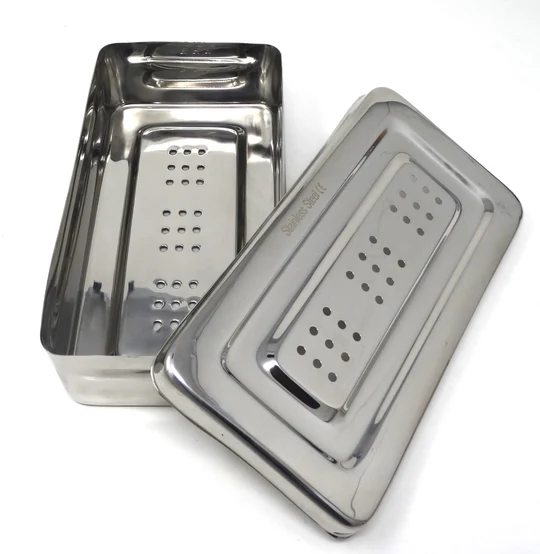1 Pcs Stainless Steel Sterilizing Box