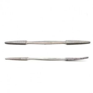 1 pc Putti Bone Rasp Double Ended Round and Flat 11 3by4 inch