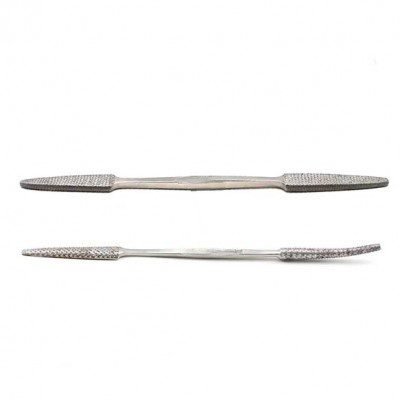 1 pc Putti Bone Rasp Double Ended Round and Flat 11 3by4 inch