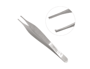 Adson Tissue Forceps 4 3by4inch 1x2 Teeth 1pc