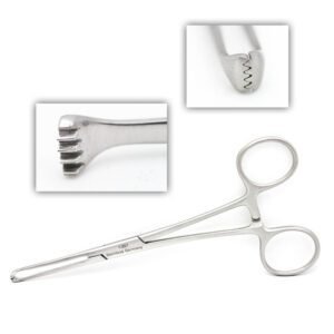 Allis Tissue Forceps 4x5 Teeth 6inch 4pcs