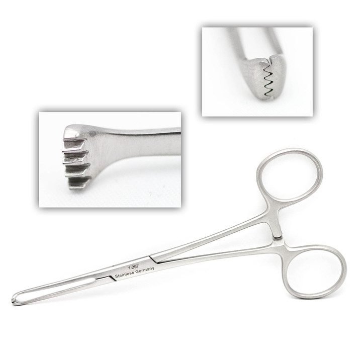 Allis Tissue Forceps 4x5 Teeth 6inch 4pcs
