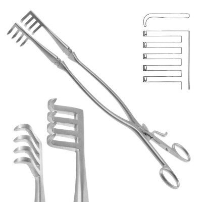 Beckman Retractor Hinged