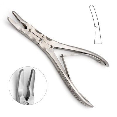 Beyer-Stille Rongeur 7INCH 4x15mm Bite Curved 1PC