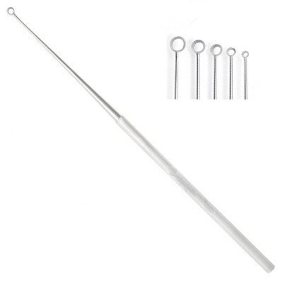 Buck Ear Curette 5.5 inch Straight Sharp Size 1 (2.5mm) 1pcs