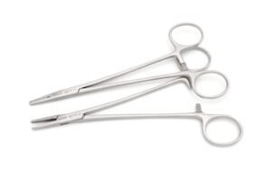 Crile Wood Needle Holder 6inch Serrated 1pcs