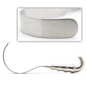 Deaver Retractor #0 With Grip Handle 1inch 10inch 2pcs