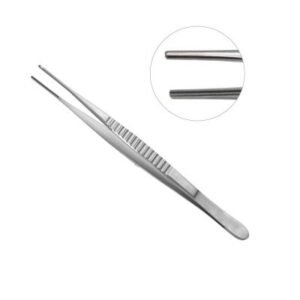 Debakey Vascular Tissue Forceps 1.5mm wide Tips 8inch 2pcs