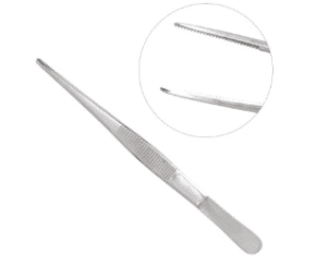 Dressing Forceps 5 1by2 inch Serrated 1pc