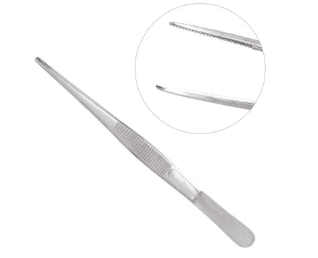 Dressing Forceps 5 1by2 inch Serrated 1pc