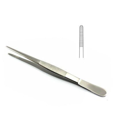 Dressing Forceps 5.5inch Serrated 2pcs - Copy