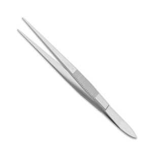 Elsching O'brien Fixation Forceps 1x2 Delicate Angular Teeth With Catch 4inch 1pc