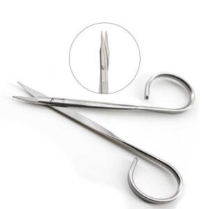 Eye Scissors Curved 4inch - Sharp Tips 1pc