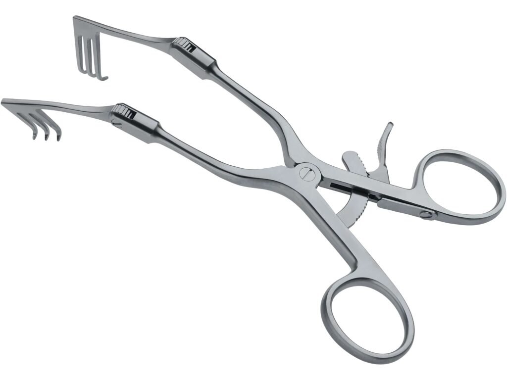 FISCH Retractor 2x2 prongs 13 cm 1pcs