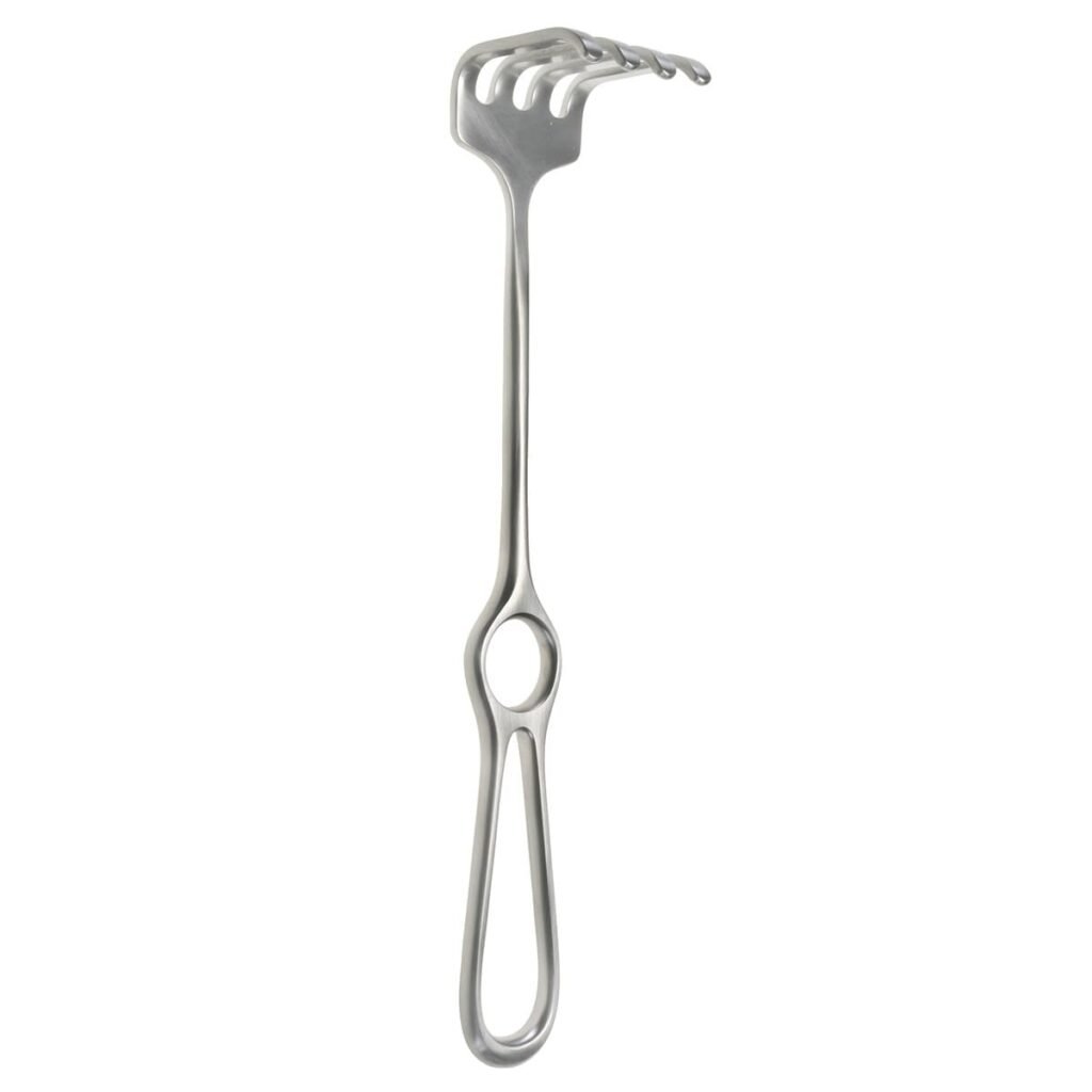 Israel Retractor Four Blunt Prongs 1 1 2inch x 1 5 8inch 9inch 1pc