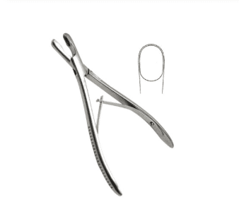 Luer Rongeur 7 1by4 inch Straight 11mm Single Action 1pc