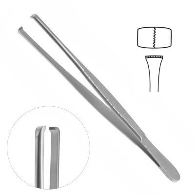 Martin Tissue Forceps 7x8 Teeth Size 7.5 inch 1pcs