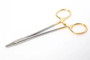 Mayo Hegar Needle Holder Serrated 10.5inch Tungsten Carbide 1pcs