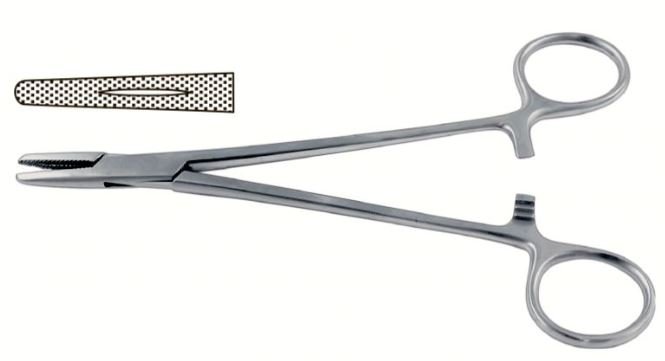 Mayo Hegar Needle Holder Straight 10inch 1pc