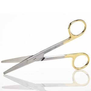 Mayo Scissors Tungsten Carbide Curved 6 3by4 inch 1pc