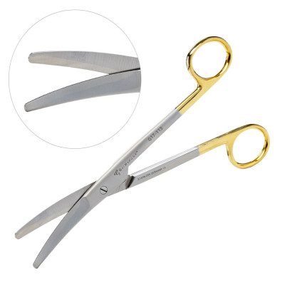 Mayo Scissors Tungsten Carbide Curved 7inch 1pcs