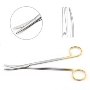Metzenbaum Scissors Curved 7 inch - Tungsten Carbide 1pc