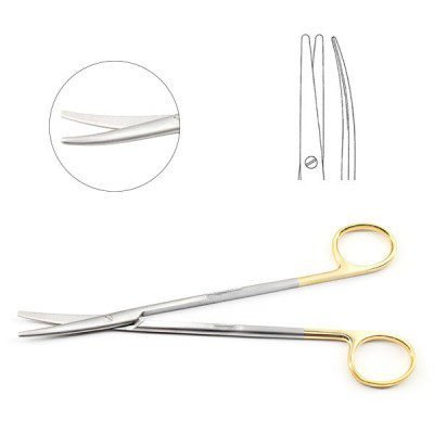 Metzenbaum Scissors Curved 7inch - Tungsten Carbide 1pcs