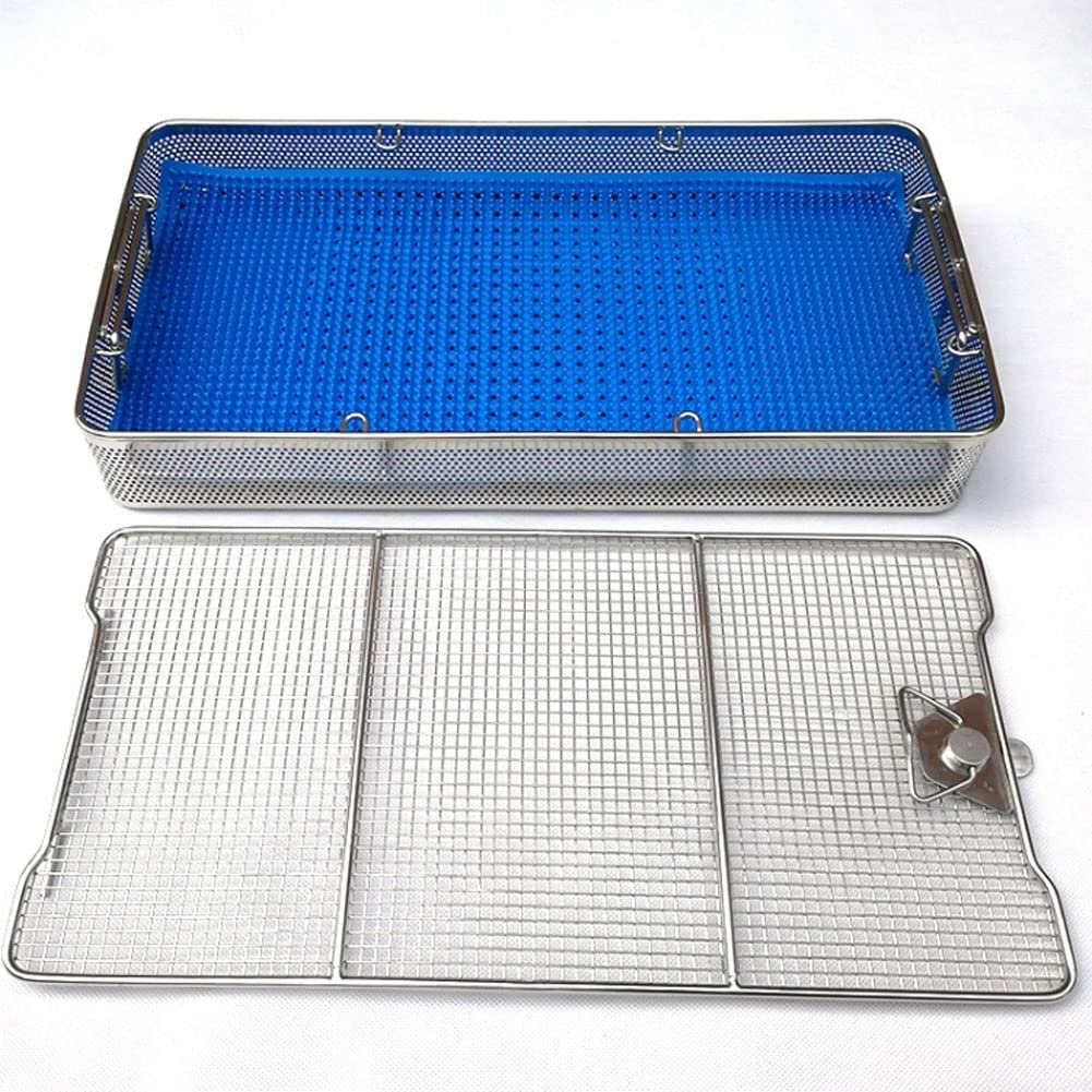 PERFORATED TRAY WITH LID & SILICON 1PCS
