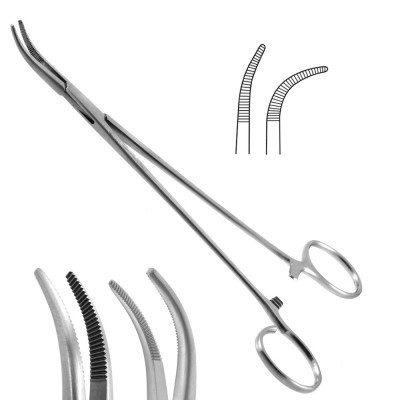 Schnidt Tonsil Hemostatic Forceps 7 1 2inch Slight Curved 2pc