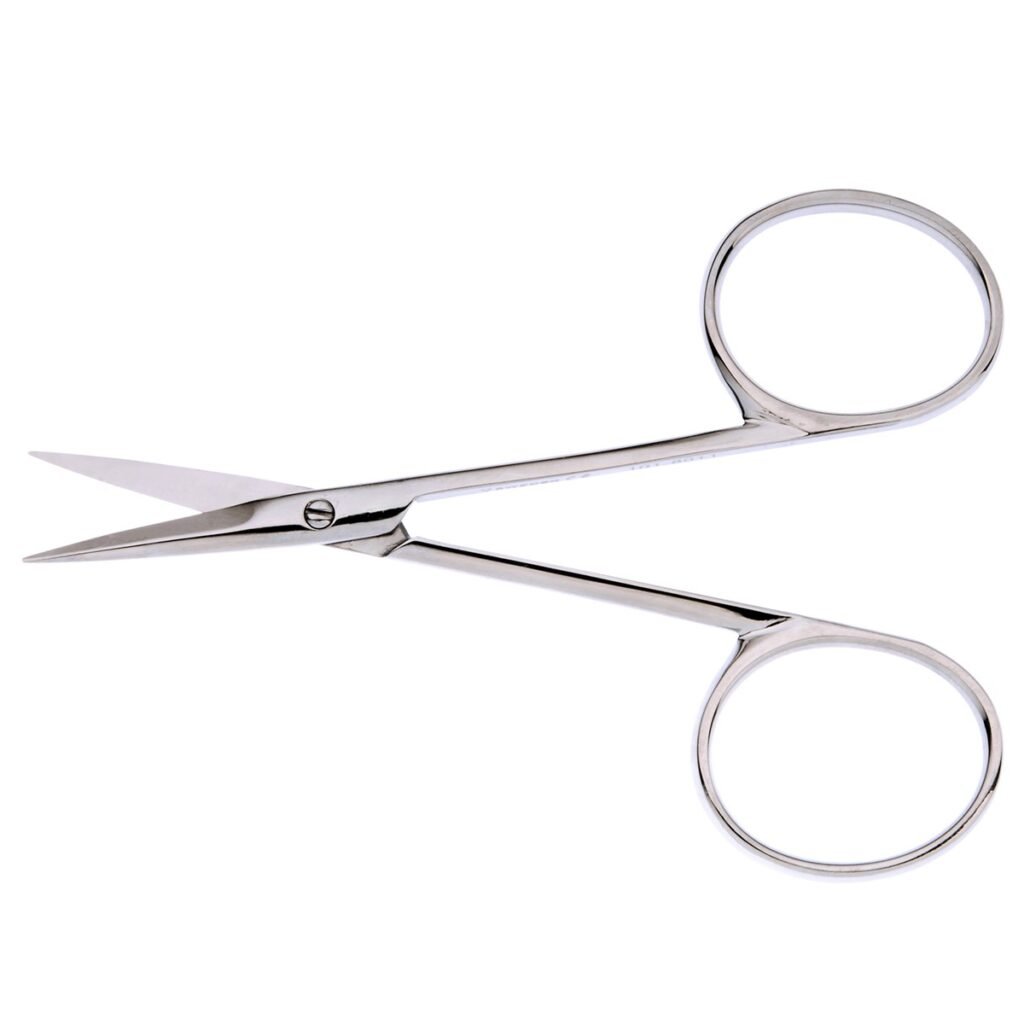 Scissors delicate 10cm straight. 2Pcs