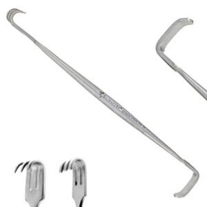 Senn Miller Retractor 3 Prongs Sharp 6inch 1pcs