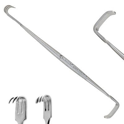 Senn Miller Retractor 3 Prongs Sharp 6inch 1pcs