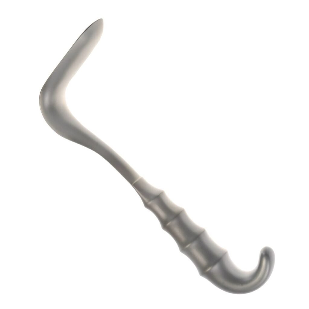 Sims Vaginal Retractor Grip Handle Medium 3inch X 1inch 1pcs