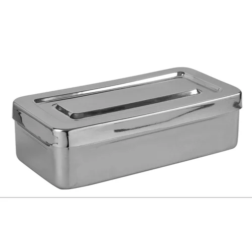 Sterilizing Box With Silicone Matt to hold the instruments 1Pcs