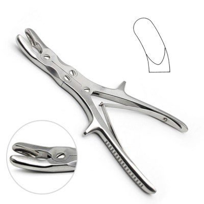 Stille Luer Rongeur 8.5 inch Curved 10mm Double Action 1pc