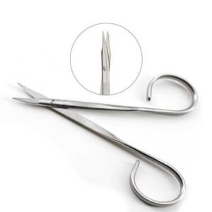 Stitch Scissors Curved 3 3 4inch Fine Tips - Blunt Blades 1pc