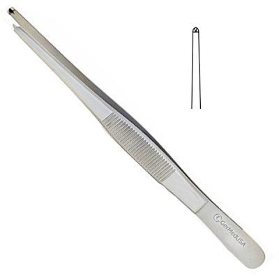 Thumb Tissue Forceps 1x2 Teeth 5.5inch 1pcs