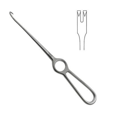 Volkman Retractor 8.5inch 2 Prongs Sharp