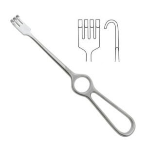 Volkman Retractor 8.5inch 4 Prongs Sharp 1pcs