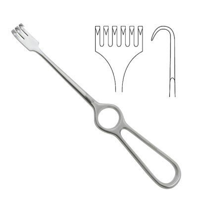 Volkman Retractor 8.5inch 6 Prongs Sharp 2pcs