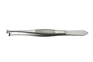 Von Graefe Fixation Forceps 4inch Without Catch Non-magnetic 1pcs